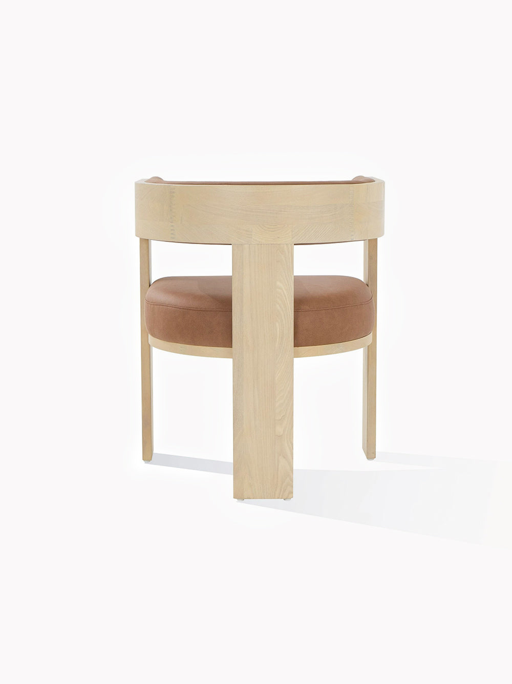 Rust Fabric Dining Chair