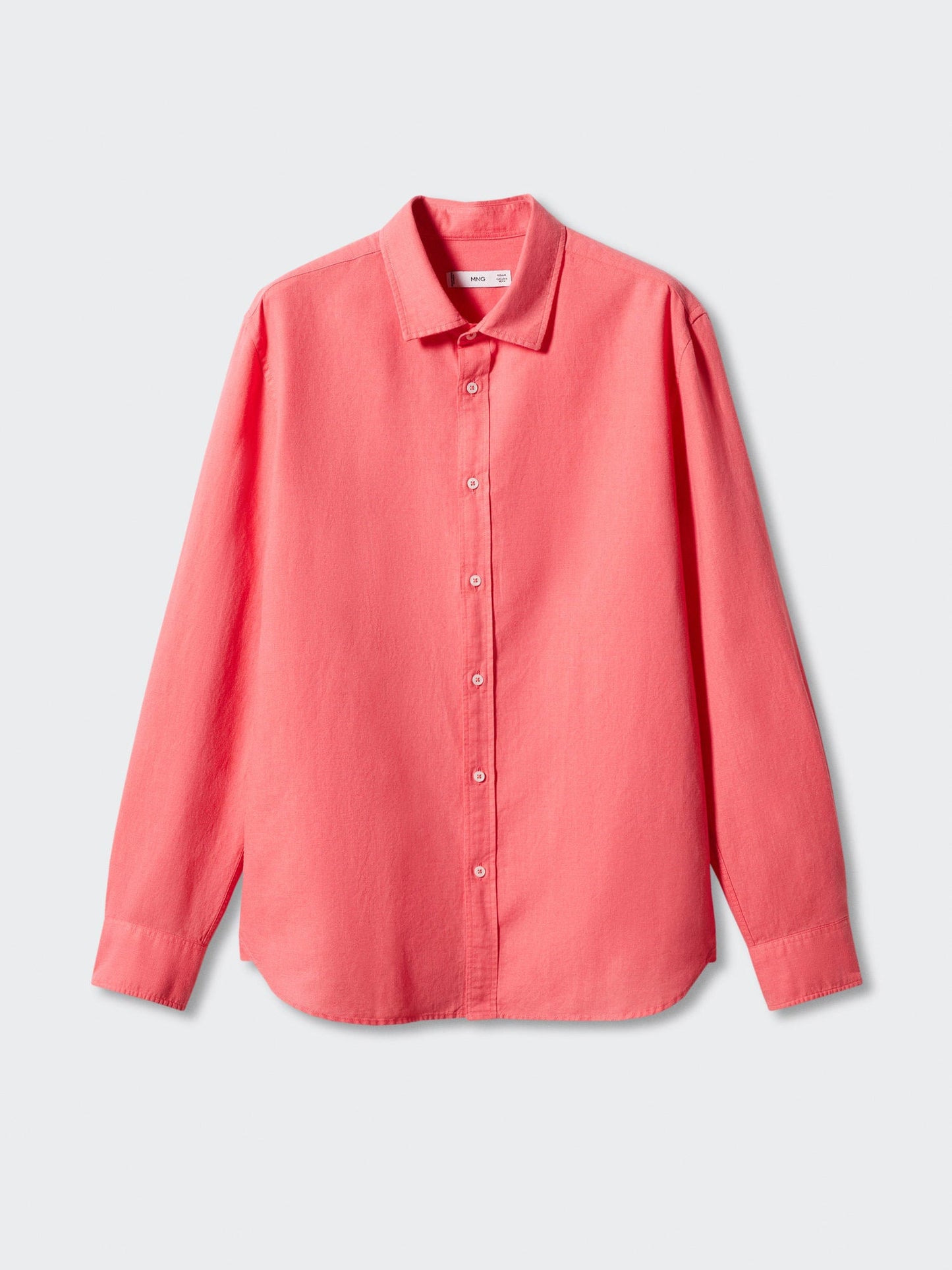 Regular fit linen cotton shirt
