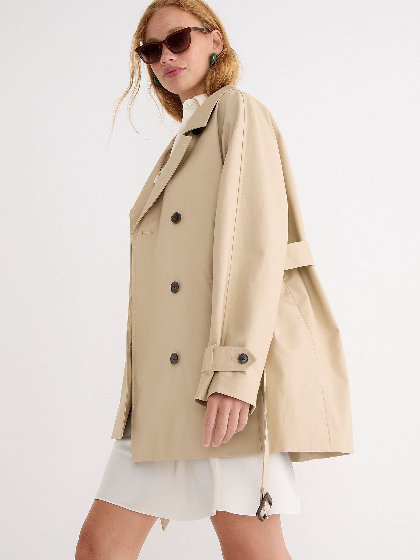 Smak Parlour Short trench coat Yellow