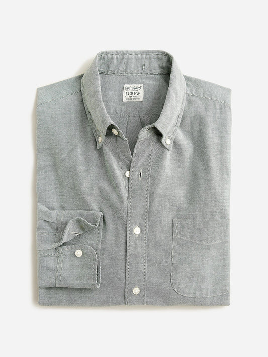 Broken-in organic cotton oxford shirt 6
