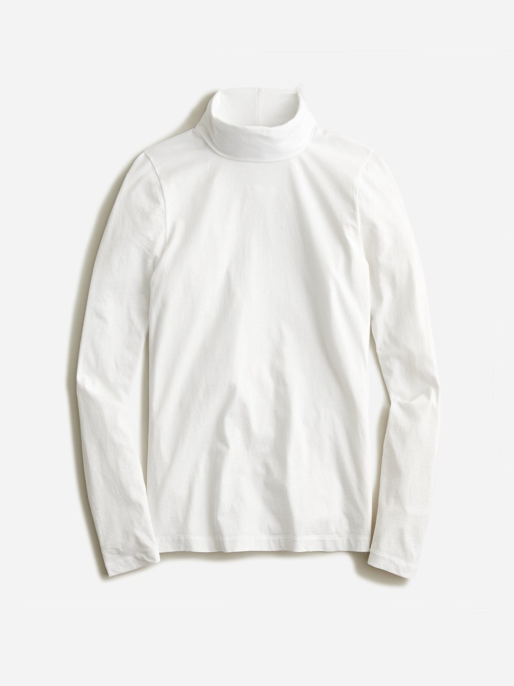 Tissue turtleneck in white Womens